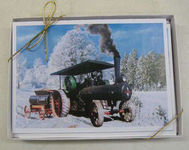 Case Steam Engine Christmas Cards