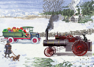 Advance Rumely Christmas Cards