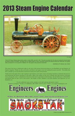2013 Steam Engine Calendar